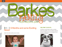 Tablet Screenshot of barkesfamily.com